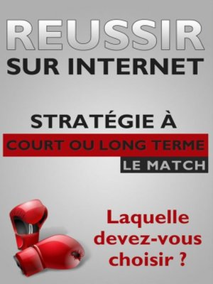 cover image of Réussir sur internet, la bonne stratégie